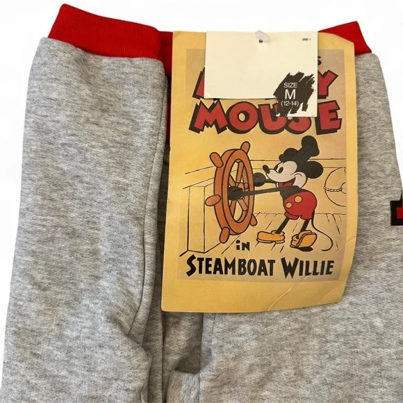 Rare Vintage 1992 Mickey Mouse‎ Sweatshirt Youth Med NWT Sears Disney Trivia Tag - Picture 3 of 6